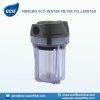 5&quot; common round cap transparent filter housing