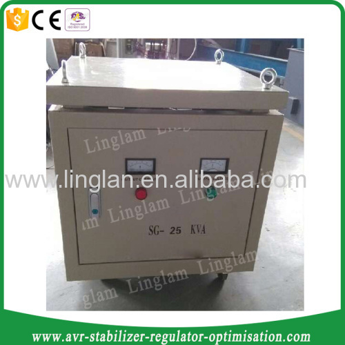 25kva three phase isolation transformer 200v to 220/240v