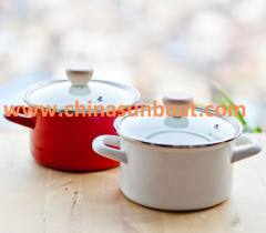 Sunboat Enamel Small Pan Soup Pot Cooking Gas Induction Cooker
