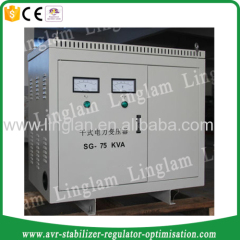 130kva dry type step down transformer