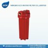 10&quot; red 601D nylon in-line hot water filter housing