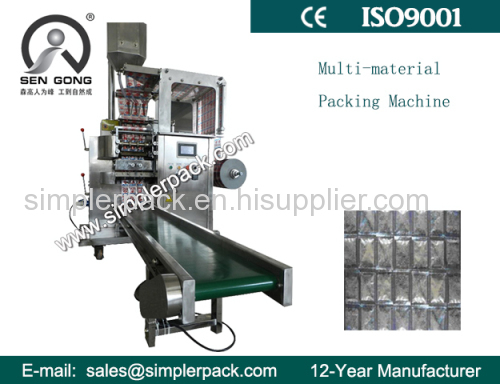 Automatic 4 Lanes Grain and Powder Filling and Packing Machine