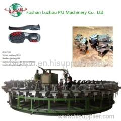 pu pouring machines for footwear soles