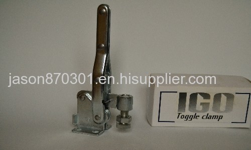 Manual vertical toggle clamp