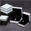 leather cover packaging jewelry plastic box jewelry box