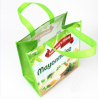 promotional Laminated Eco Fabric Tote Recyclable PP non woven tote bag shopping bag foldable bag