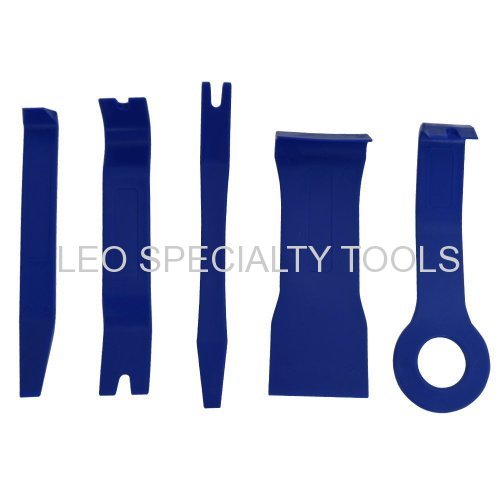 Car Removal Tool Kits 5 pcs Sets Auto Trim Upholstery Remover Installer Open Interior Pry Tools for Molding Dash Panel D