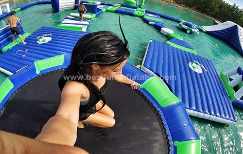 Big Inflatable Pool Lake Sea Floating Water Park Design Build