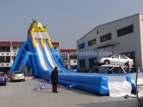 Hippo Inflatable Water Slide Giant Slider