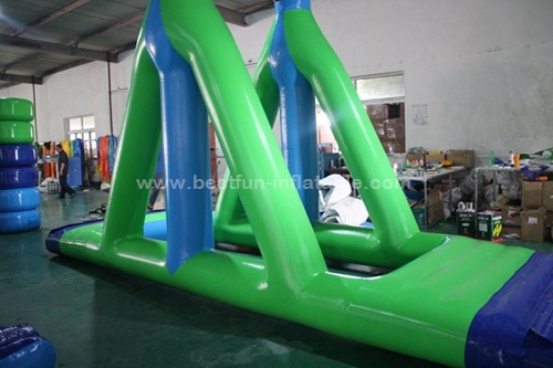 Inflatable airflow pool obstacle course inflatable swing