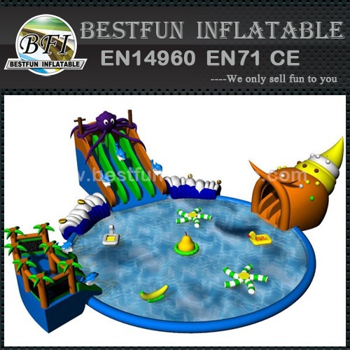 Inflatable Water Floating Playground For Pool