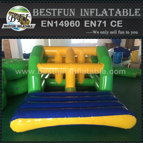 Kids inflatable water floating bridge