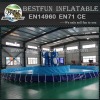 Rectangular Giant Collapsible metal frame aquaculture swimming pool