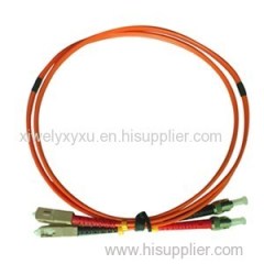 Multimode Duplex SC/PC-ST/PC Fiber Optic Patch Cord