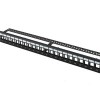 UTP Blank Patch Panel 24 Port With Back Bar