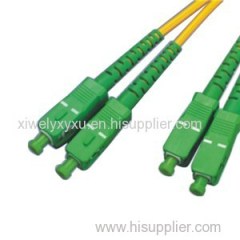 Singlemode Duplex SC/APC-SC/APC Fiber Optic Patch Cord