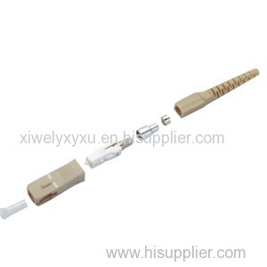 Multimode Simplex SC Type Fiber Optic Connector