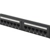 UTP Cat.5e Patch Panel 12Port Dual Use IDC