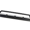 UTP Cat.6 Patch Panel 24 Port Dual Use IDC With Back Bar