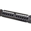 UTP Cat.6 Patch Panel 12Port Rack Mounted Type