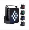 9*10w RGBW/RGBA Battery Power and Wireless LED Flat Par Can
