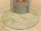High Strength Fireplace Glass Bottom Plate Thermal Stability