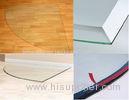 Tempered Glass Hearth Plate Transparent Impact Resistance 8mm