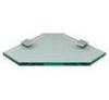 Diamond Shape Custom Shower Shelves For Bathroom Corner Green