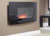 ANSI Z97.1 Standard Curved Tempered Glass Black For Fireplace