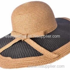 Straw Floppy Hat For Adult