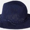 Custom Navy Panama Hats