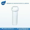 10&quot; white common round cap water filter housing