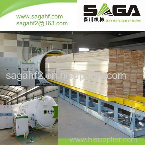 Radio frequency wood/timber/lumber drying kiln machine with HF heating