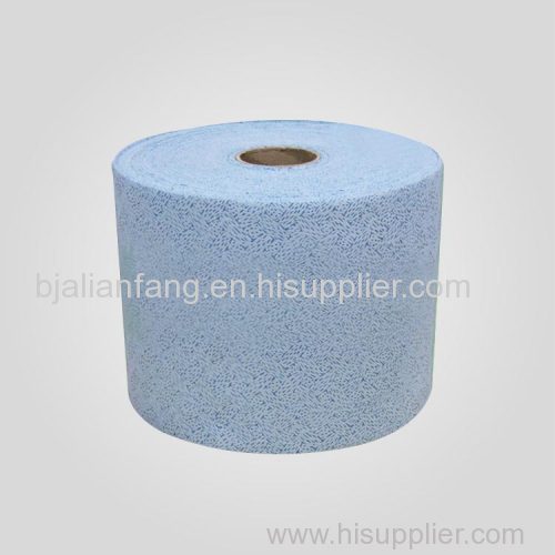 Industrial spunlace nonwoven cleaning wiping products