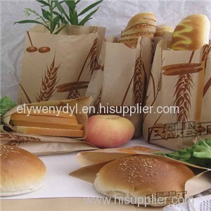 Small Brown Paper Food Takeaway Party Bags with Flat Handles