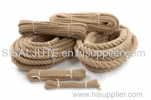 sisal thick braided strong outdoor cordage raw fiber packing straw hard twisted natual rope raw fiber string for garden