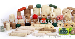 China natural string braided packaging jute thick rope cord twisted garden raw fiber marine oil field aquatic craft use