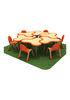 Various Colors Costum Round Table And Chairs For Kids Water Proof