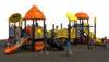 outdoor playground equipmen wiht plastic tunnel and slide for park and school kidscenter for chil