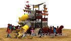 new designe pirate ship and outddoor playground equipment with slides for kids