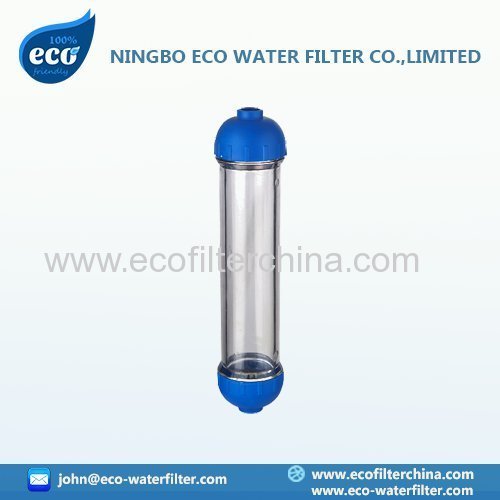 10 inch clear candle membrane filter housing