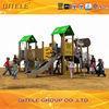 Safety Kids Outside Play Equipment With Plastic Wood Composites