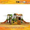 Plastic Wood Outdoor Children Playground Equipment With Climbing Net