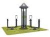 Park Outdoor Fitness Equipment Multifunction Galvanized Steel