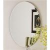 Oval Bathroom Wall Glass Mirrors