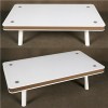 White Glass Coffee Table Top