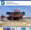 lifting and loading marine airbags for shipyard