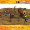 Stainless Steel Kids Climbing Net With Slide Abrasion Resistance