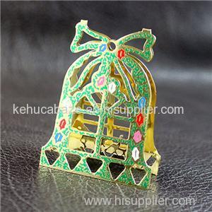 Silk-Screen Printing 3D Metal Ornament