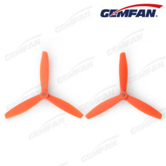 rc aircraft parts 6040 bullnose glass fiber nylon 3 blades propeller for drone